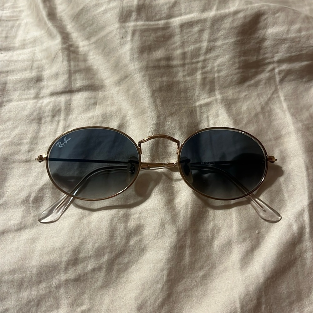 Ray Ban 3547 Oval Sunglasses, blue